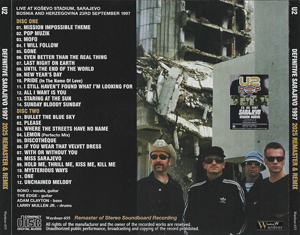U2-Definitive-Sarajevo-1997 cover