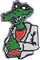 U2 Crocodile Beat label