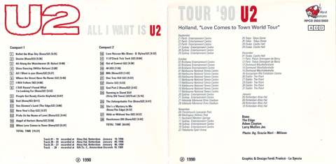 U2 all i want is u2 rpcd