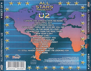 U2 all stars presents u2