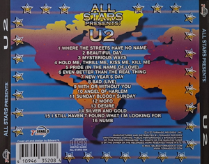 U2 all stars presents u2