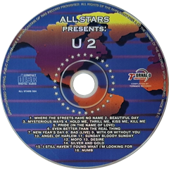 U2 all stars presents u2