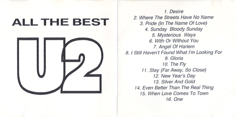 U2 all the best
