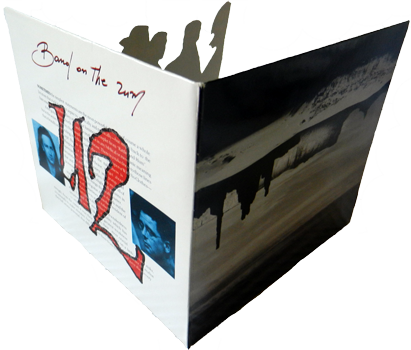 U2 band on the run cardboard model assembled