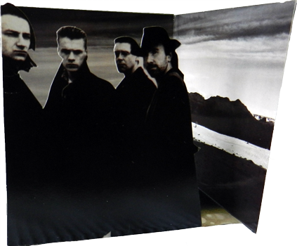 U2 band on the run cardboard model assembled