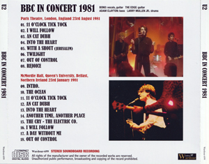 U2 BBC In Concert 1981