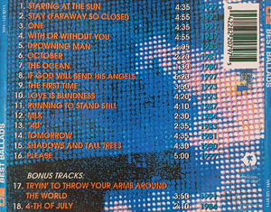 U2 best ballads Island