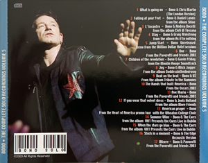 U2 bono the complete solo recordings volume 5 rel 3