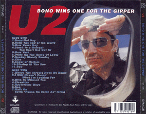 U2 bono wins one for the gipper