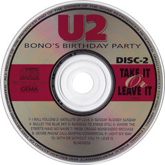 U2 Bono's Birthday Party