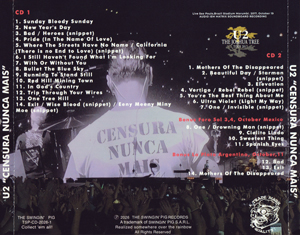 U2 censura nunca mais