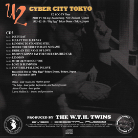 U2 cyber city tokyo zoo tv tour