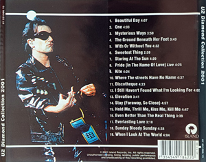 U2 diamond collection 2001