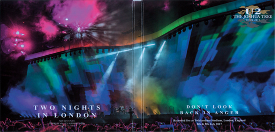 U2 dont look in anger card