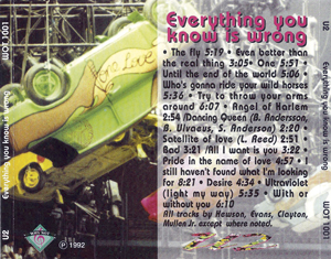 U2 everything you know is wrong why not