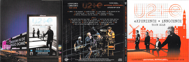 U2 eXPERIENCE + iNNOCENCE Tour 2018 Live In Amsterdam 2nd Night
