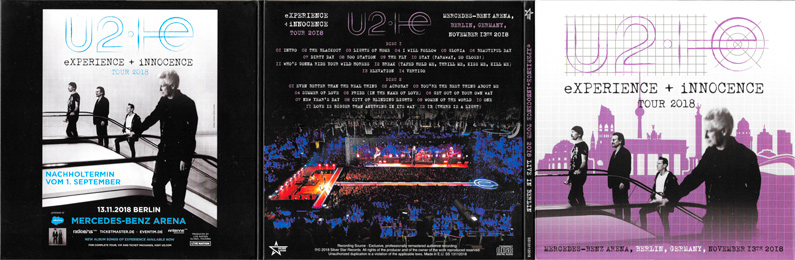 U2 eXPERIENCE + iNNOCENCE Tour 2018 Live In Berlin