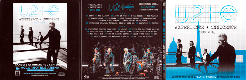 U2 eXPERIENCE + iNNOCENCE Tour 2018 Live In Paris 1st Night U2 eXPERIENCE + iNNOCENCE Tour 2018 Live In Paris 1st Night