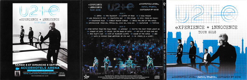 U2 eXPERIENCE + iNNOCENCE Tour 2018 Live In Paris 2nd Night