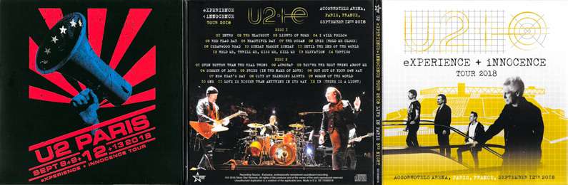 U2 eXPERIENCE + iNNOCENCE Tour 2018 Live In Paris 3rd Night