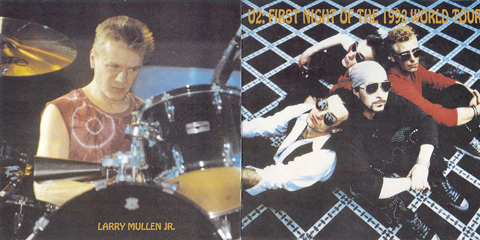 U2 first night of the 1992 world tour