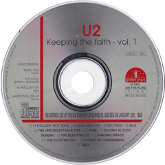 U2 keeping the faith vol1