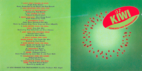 U2 Kiwi Remixes For Propaganda