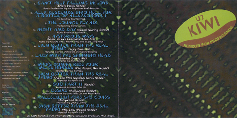 U2 kiwi remixes for propaganda