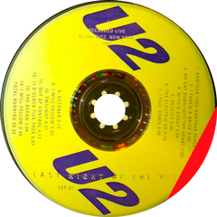 U2 last night at the ritz unknown yellow