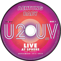 U2 live at sphere las vegas september 29th 2023