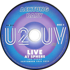 U2 live at sphere las vegas september 29th 2023