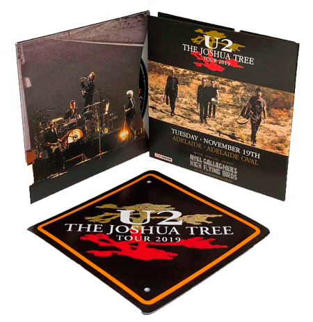 U2 live in adelaide diamond records magnet set1