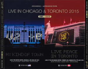 U2 live in chicago & toronto 2015