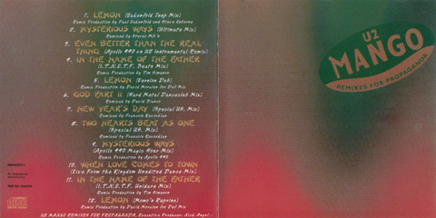 U2 mango remixes for propaganda