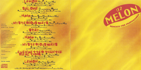 U2 melon remixes for propaganda polygram