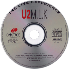 U2 mlk on stage