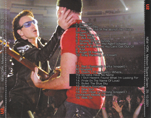 U2 new york madison square garden 25 10 2001