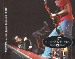 U2 new york madison square garden 25 10 2001