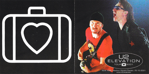 U2 new york madison square garden 25 10 2001