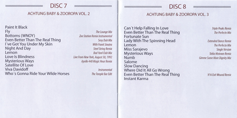 U2 now that you found what you have been looking for 210 non album tracks part 1 pg 11 12