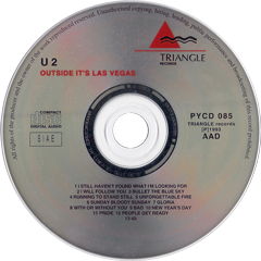 U2 outside its las vegas triangle records