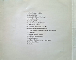 U2 platinum collection 2000