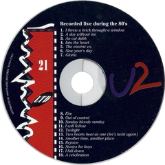U2 recorded live during the 80s