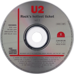 U2 rock s hottest ticket vol1 golden stars