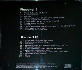 U2 sao paulo rmw records