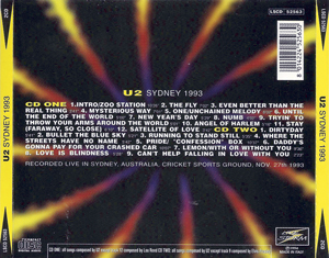 U2 sydney 1993 live storm