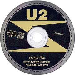 U2 sydney 1993 live storm