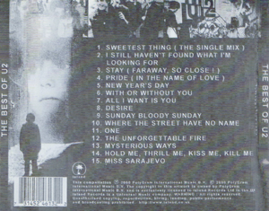 U2 the best of u2 dino international