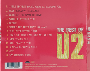 U2 the best of u2 rhino records