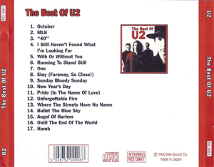 U2 the best of u2 yakuma sound
